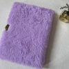 a5 Purple plush Unicorn Notebook, Notepad, diary, student notebook, horizontal line notebook with lock, handbook Specification image